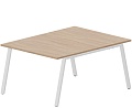 Составной Стол на 2 рабочих места (меламиновые аутлеты)