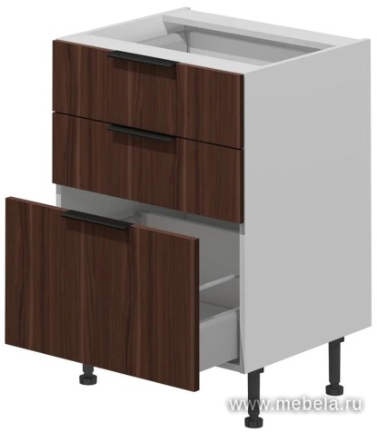 Шкаф кухонный напольный (3 ящика)