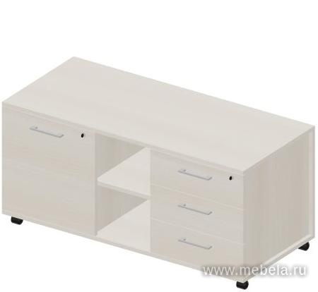 Тумба сервисная (стандартные колёсные опоры, с ручками) лев/прав