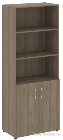 Офисный шкаф полуоткрытый