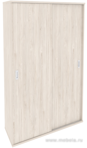 Офисный шкаф-купе с полками