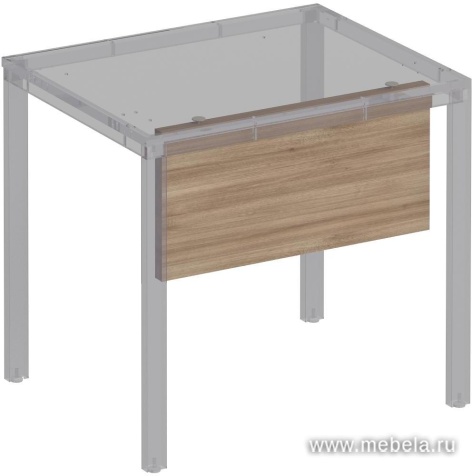 Экран стола защитный (ДСП) с кронштейнами для столов на 84.4