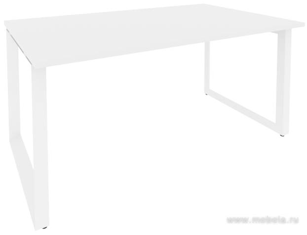 Стол для переговоров на О-образном металлокаркасе