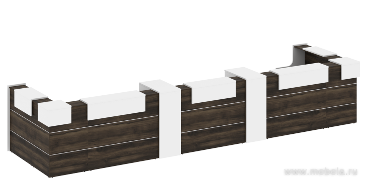 Стойка ресепшен п-образный 3