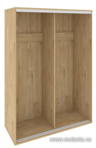 Низкий корпус шкафа-купе + трэк (2-х секционный)