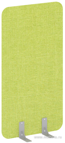 Перегородка напольная на металлических опорах на фетровых подпятниках