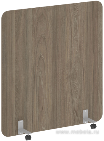 Перегородка напольная ЛДСП на металлических опорах, на роликах