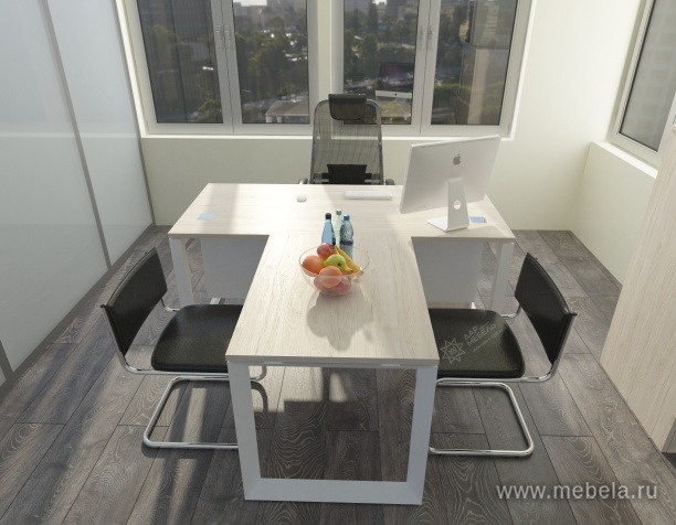 Офисный шкаф средний узкий белое стекло в раме (лев/прав) 