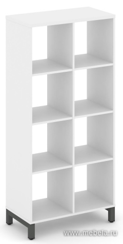 Каркас стеллажа 4 яруса (без вставок и задних стенок)