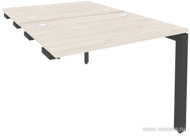 Стол-приставка двойной к опорным элементам