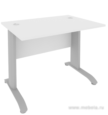 Стол письменный на L-образном металлокаркасе