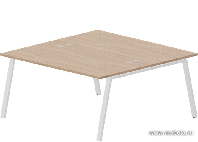 Составной Стол на 2 рабочих места (4 громмета)