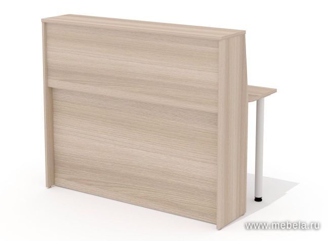 Стойка ресепшн, угловая с опорами