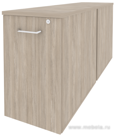 Тумба двойная низкая выдвижная приставная / опорная