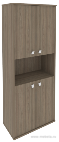 Офисный шкаф для документов высокий полузакрытый