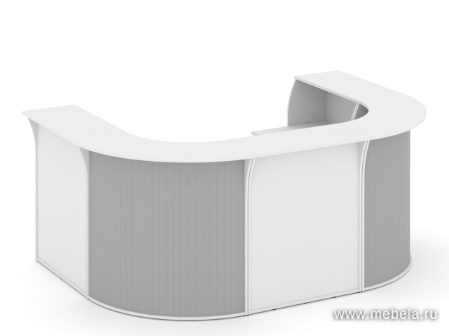 Стойка ресепшн угловая ХДФ (без полки)