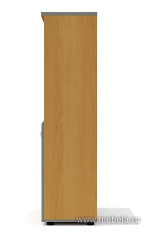 Офисный шкаф комбинированный, средний