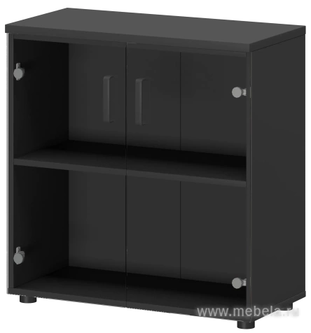 Офисный шкаф для документов со стеклом