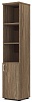Офисный шкаф комбинированный узкий