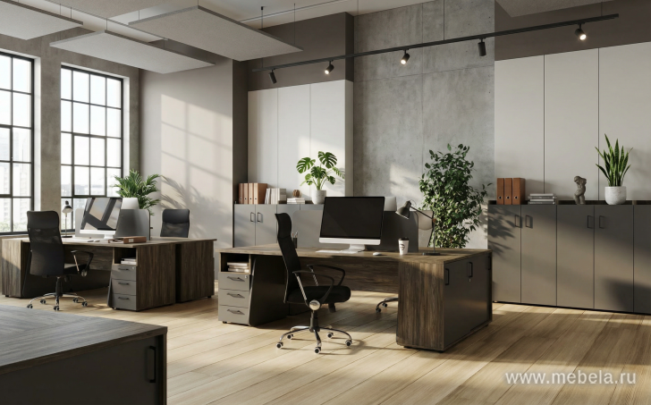 Офисный шкаф для документов со стеклом