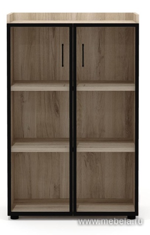 Офисный шкаф для документов со стеклом