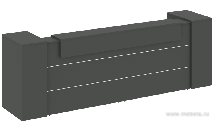 Стойка ресепшен прямая №11