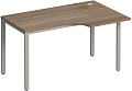 Стол эргономичный правый на металлокаркасе