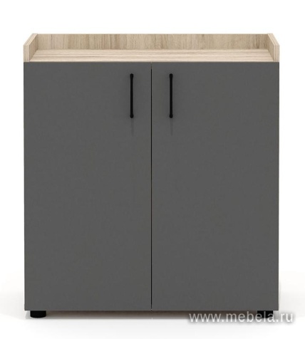 Офисный шкаф для документов низкий закрытый
