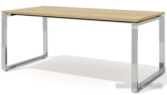 Стол руководителя на О-образном металлокаркасе