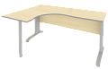 Стол эргономичный на металлокаркасе (левый)