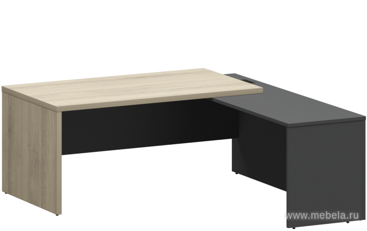 Стол руководителя с приставкой (правый)