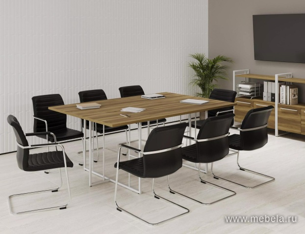 Стол руководителя на металлокаркасе