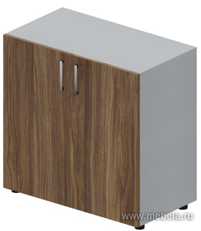 Офисный шкаф для документов (1 полка, ручки - хром)