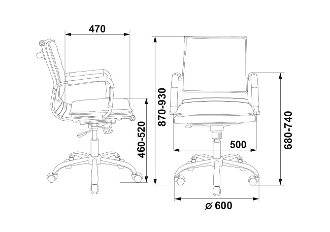 фото кресло CH-993-low №5