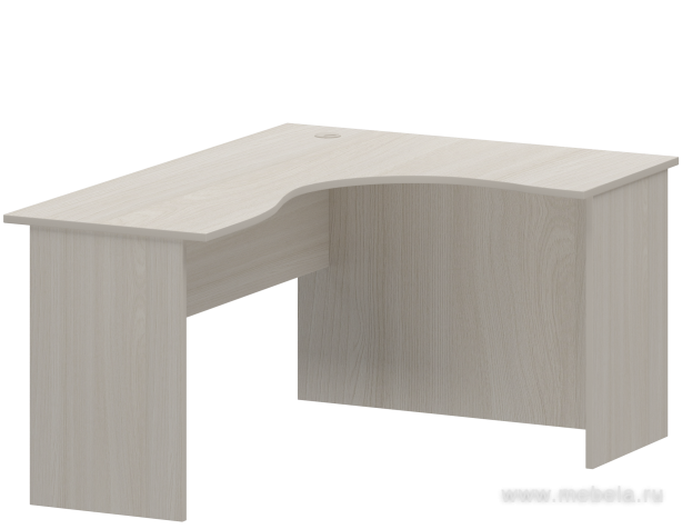 Письменный стол криволинейный, правый
