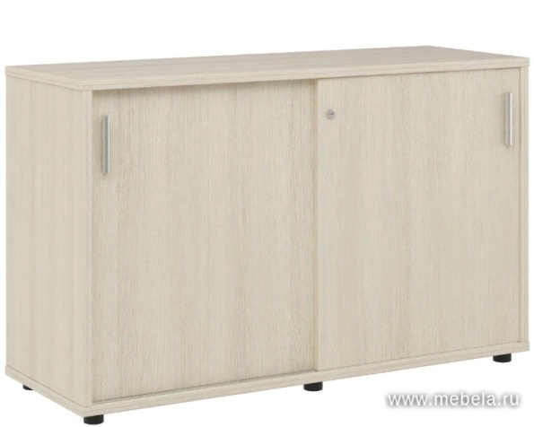 Тумба низкая с раздвижными фасадами