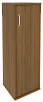 Офисный шкаф узкий средний закрытый, Л/Пр.