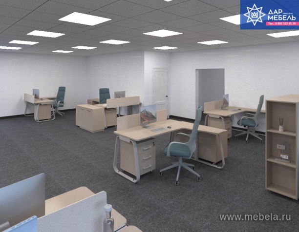 Тумба сервисная на колесах правая