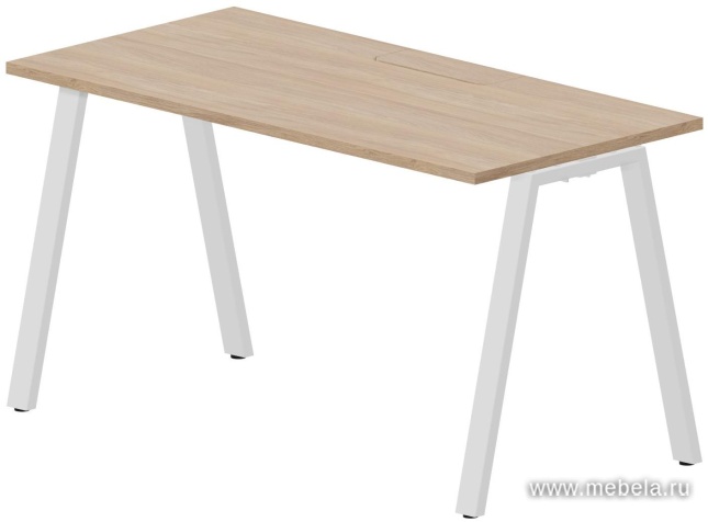 Стол рабочий на металлокаркасе (А-опоры / меламиновый аутлет)