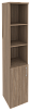 Офисный шкаф высокий узкий левый / правый
