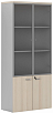Офисный шкаф комбинированный алюм.