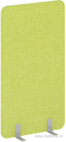 Перегородка напольная на металлических опорах на фетровых подпятниках