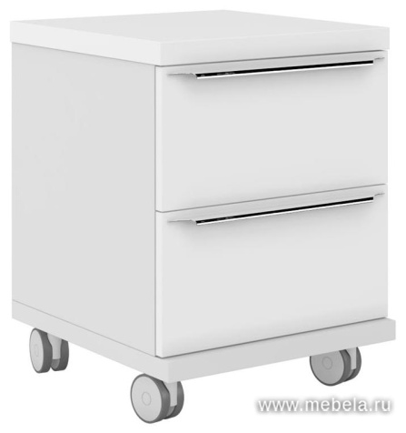 Тумба мобильная с 2 ящиками