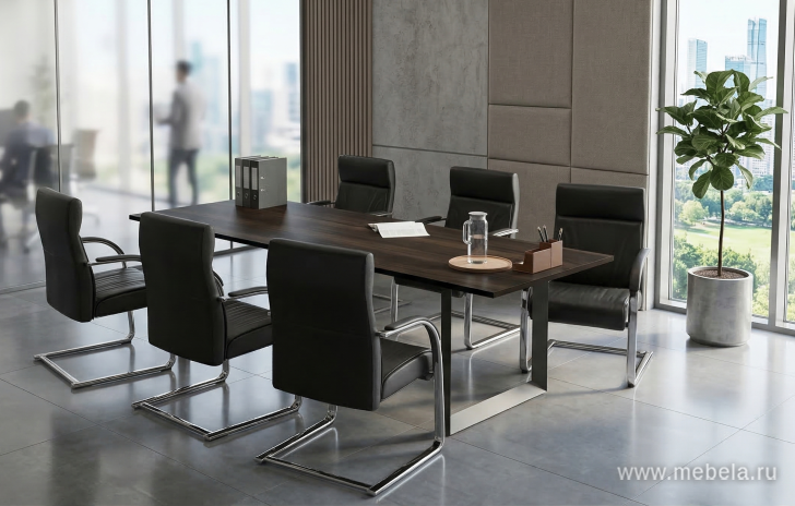 Проходной наборный элемент переговорного стола