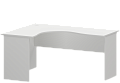 Письменный стол криволинейный, левый