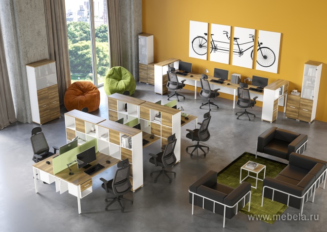 Стол надставка на две опорные тумбы