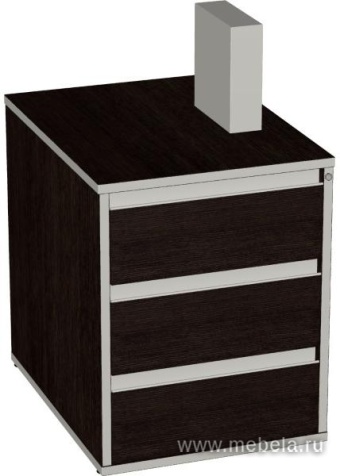 Тумба  приставная с центральным замком