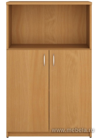 Офисный шкаф низкий полузакрытый