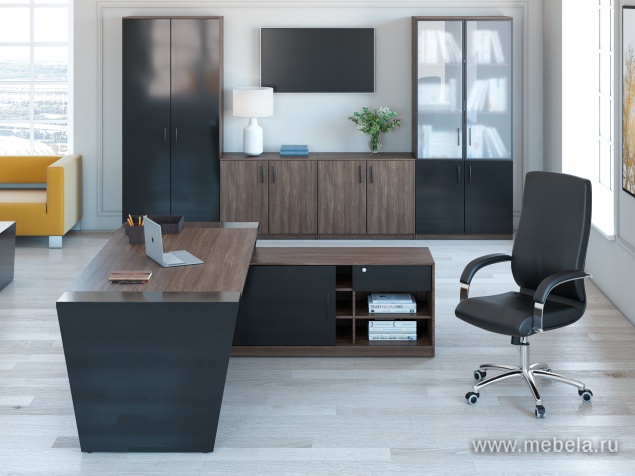 Стол руководителя, панель - древесная