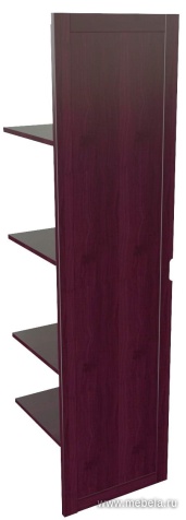 Наполнение одностворчатого шкафа с полками / вешалкой